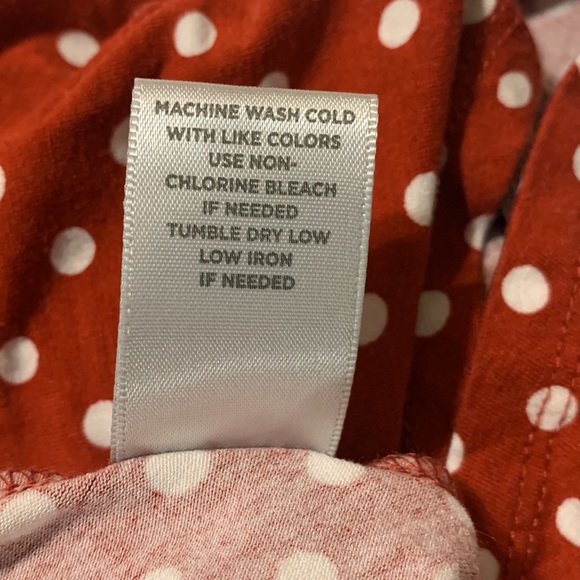 Loretta red and white polka dot mid lower thigh dress - Picture 7 of 8